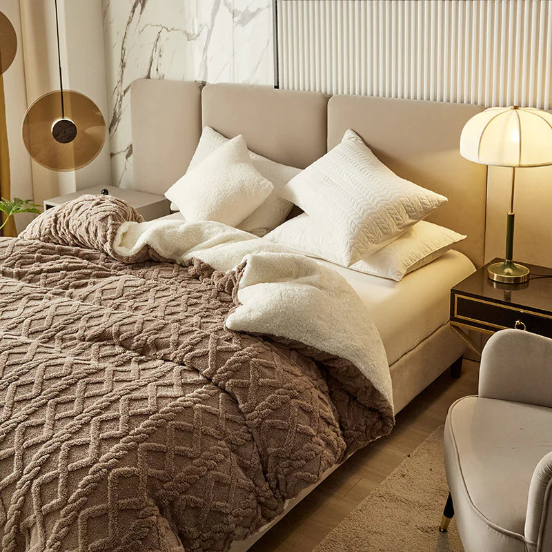 Thick Fluffy Winter Warm Blanket